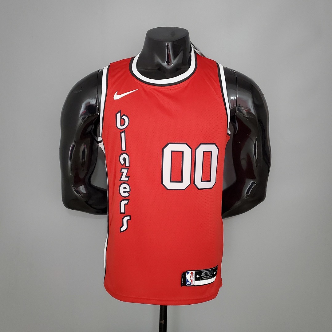 ANTHONY#00 Trail Blazers Retro Red NBA Jersey S-XXL