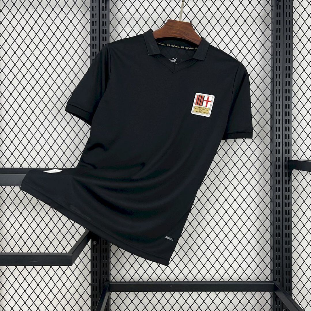 AC Milan 2024/25 125th Black goalkeeper  Retro Jersey S-XXL