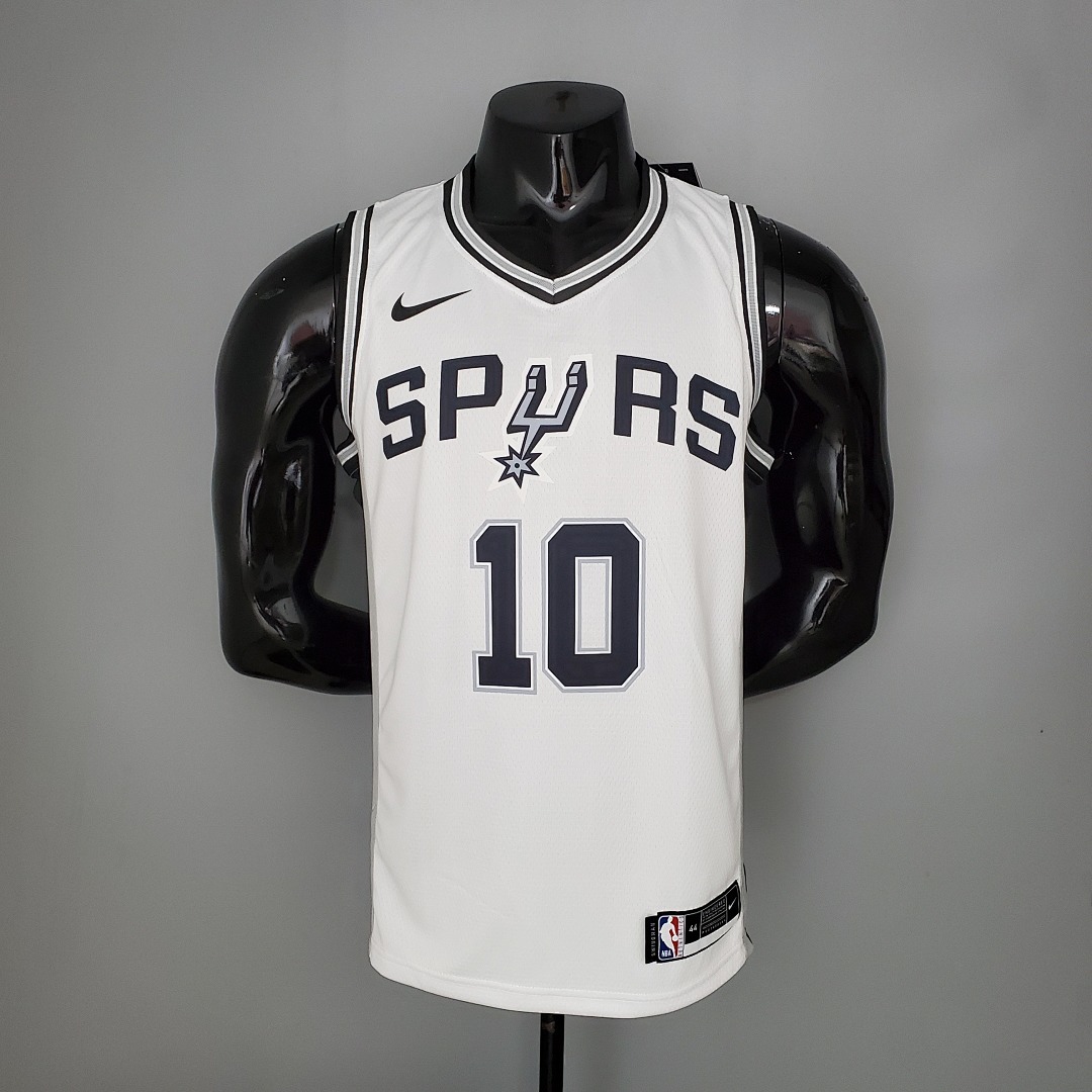DeROZAN#10 Spurs White NBA Jersey S-XXL