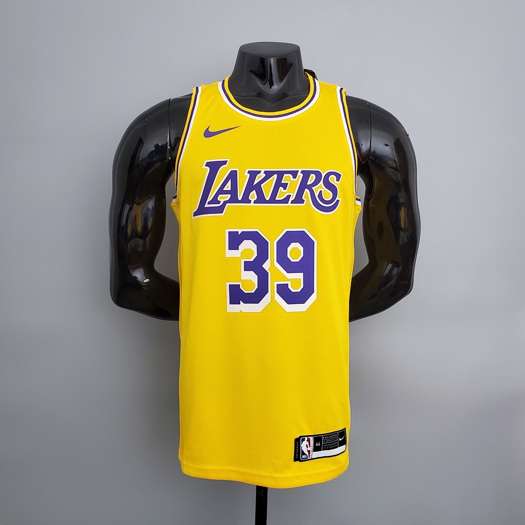 Lakers Howard#39 Crew Neck Yellow NBA Jersey S-XXL