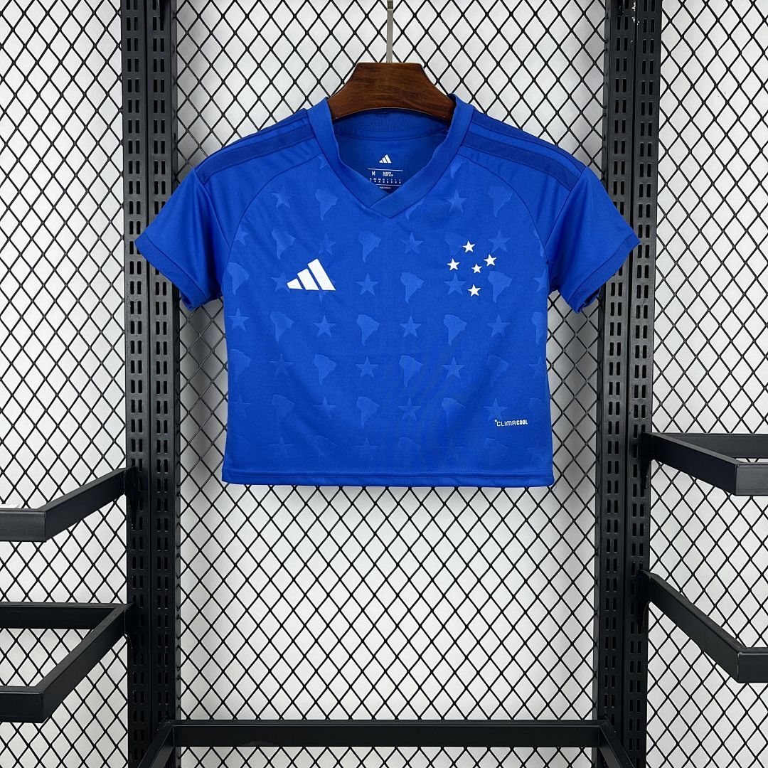 Womens Cruzeiro Crop Top 2026/27 Home Jersey