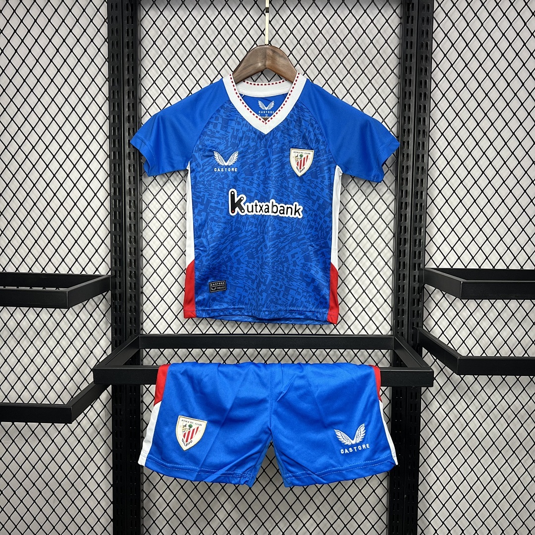 Athletic Bilbao 2024/25 Away Kids Kit