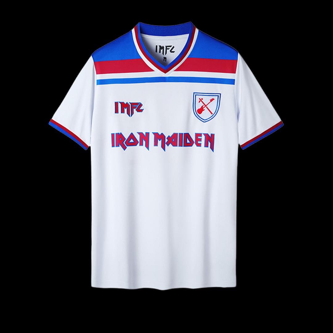 Retro Iron Maiden x West Ham Whire S-XXL