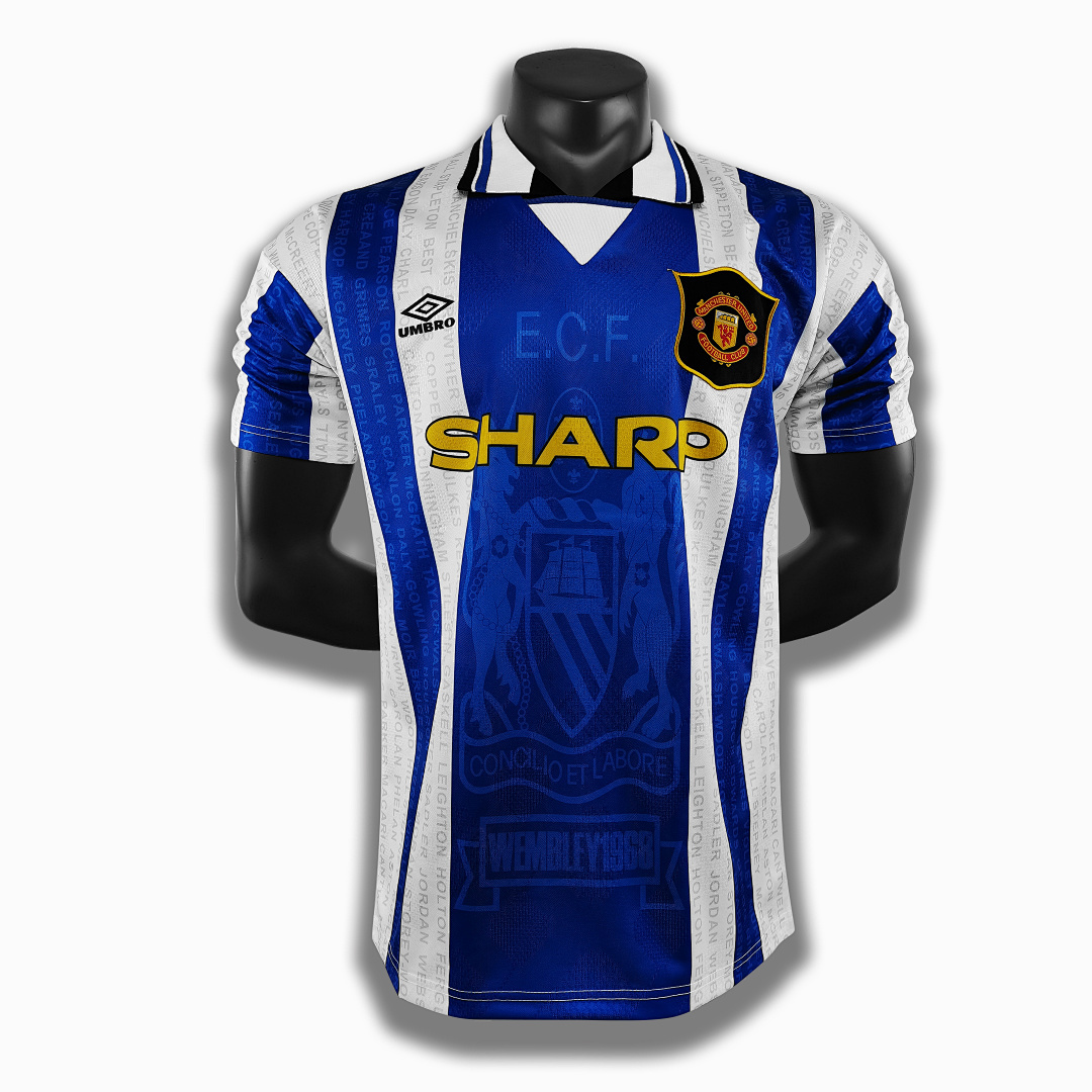 Retro 94/96 M-u Away Blue S-2XL