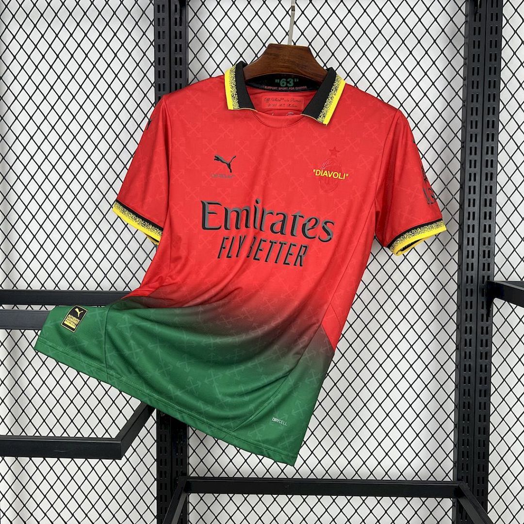 AC Milan 2025/26 Co-Branded Edition Jersey S-XXXXL