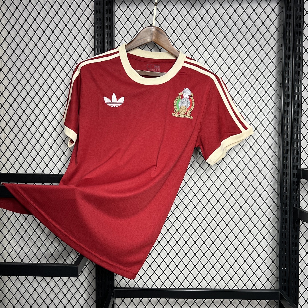 Mexico 2024/25 Claret T-Shirt
