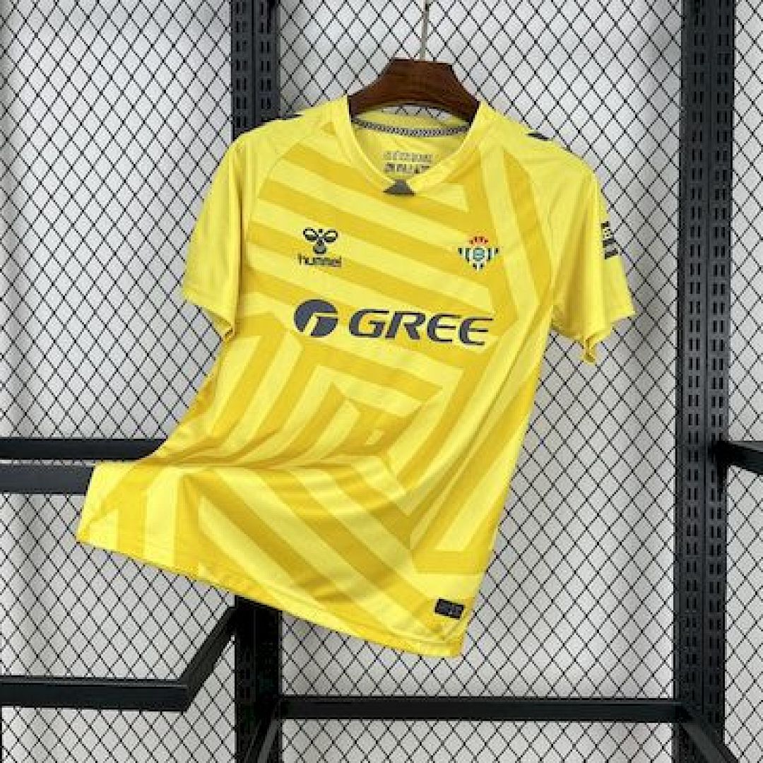 Real Betis 2025/26 Yellow goalkeeper Jersey