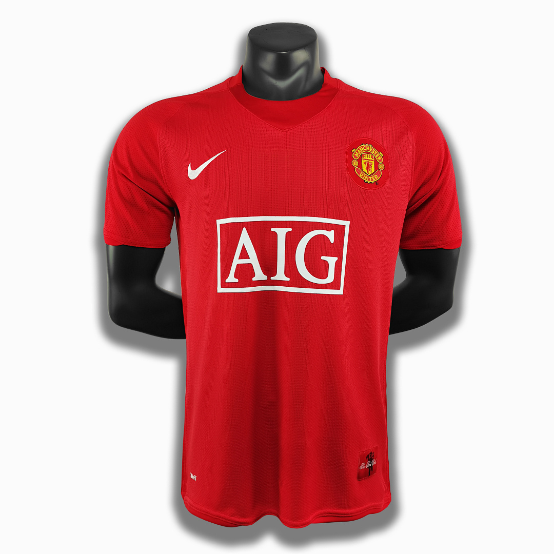 Retro 07/08 M-u home S-2XL