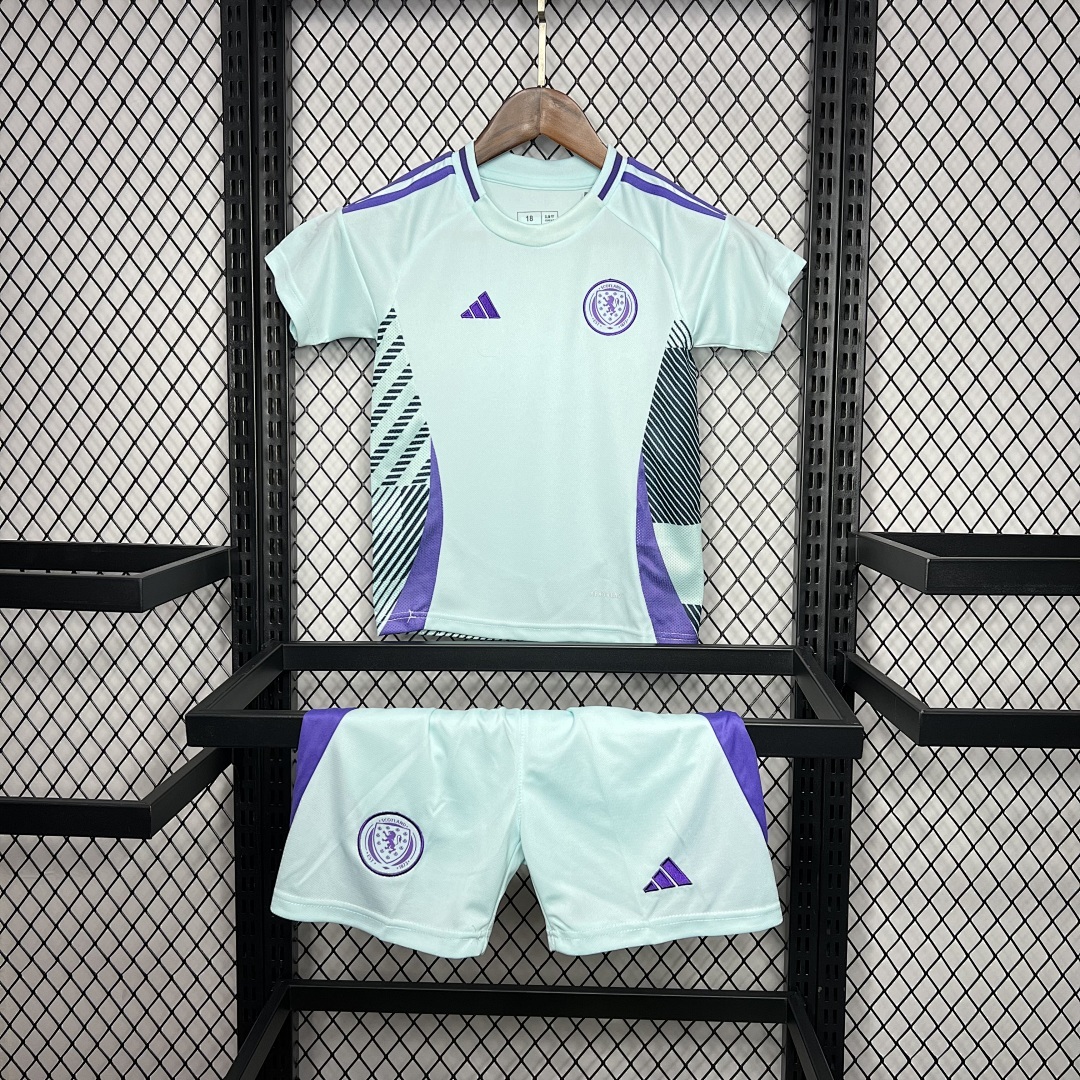 Scotland 2024/25 Euro Away Kids Kit