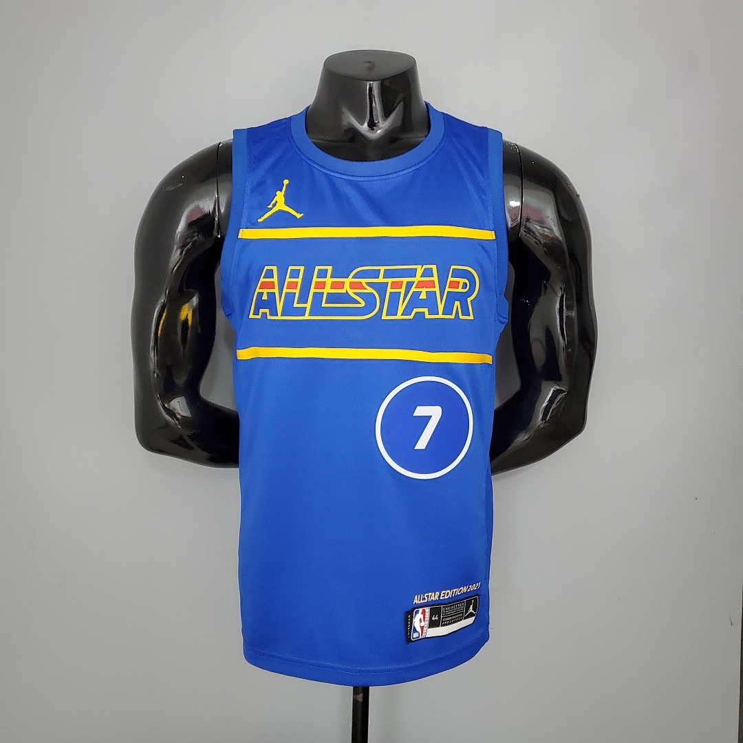 2021 DURANT#7 All-Star Blue NBA Jersey S-XXL