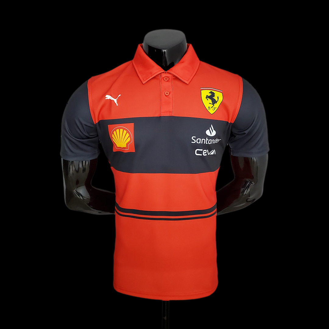 New F1 Formula One; Ferrari racing suit polo red S-5XL
