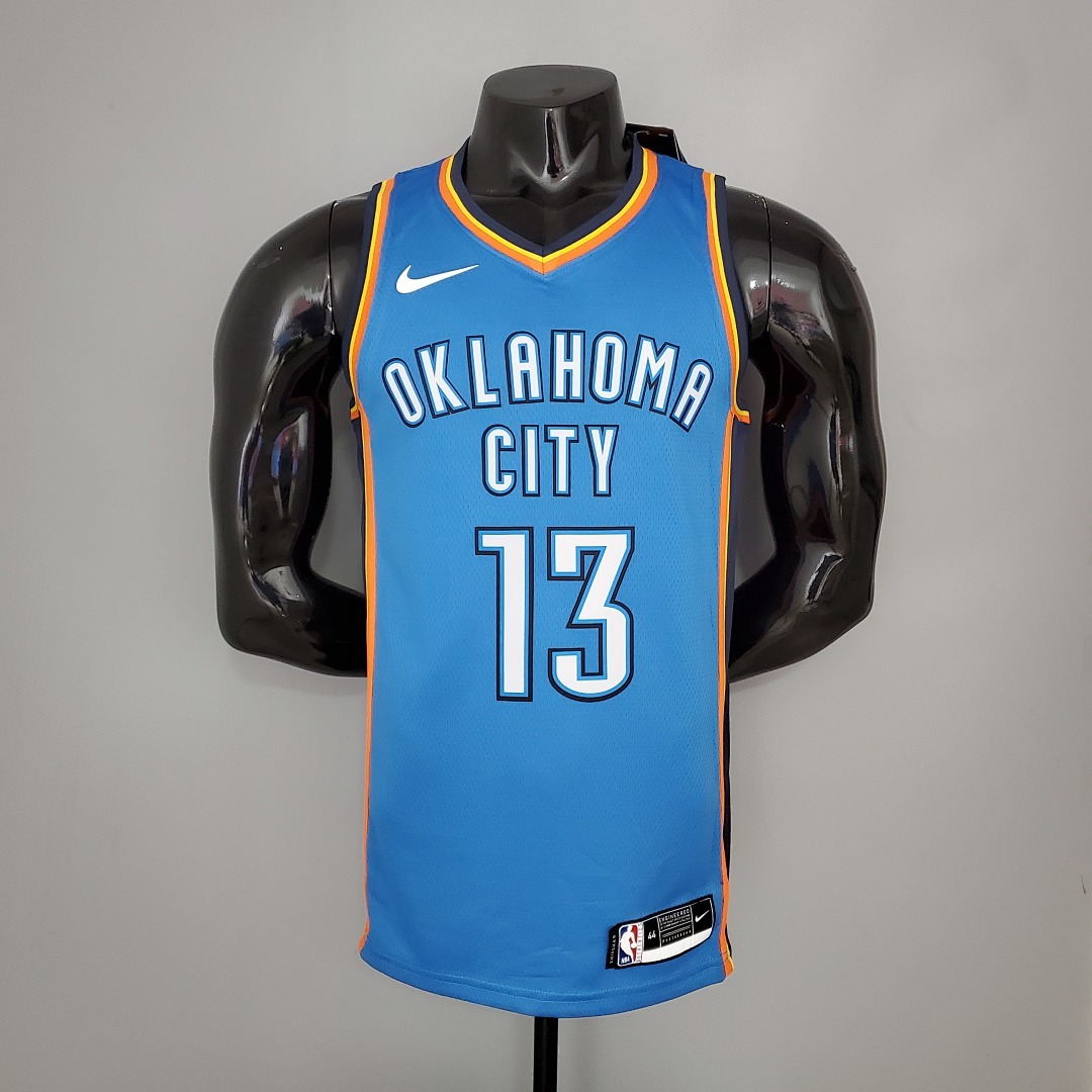 HARDEN#13 Thunder blue NBA Jersey S-XXL