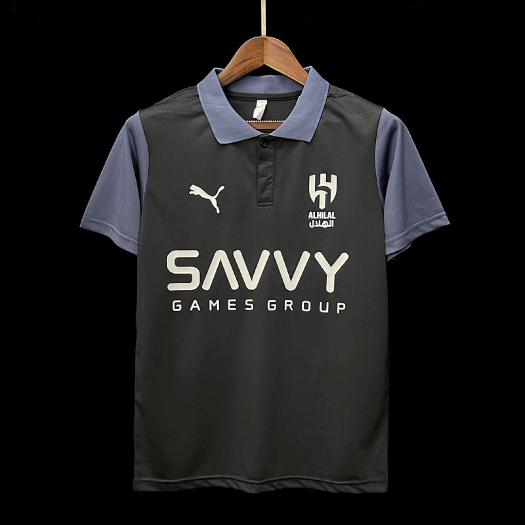 POLO 23/24 Al Hilal black S-XXL