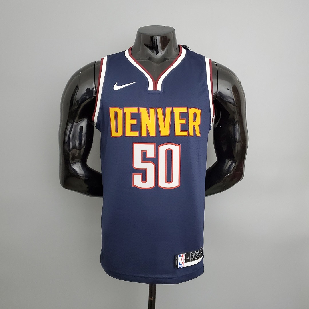 Nuggets Gordon #50 Navy Blue NBA Jersey S-XXL