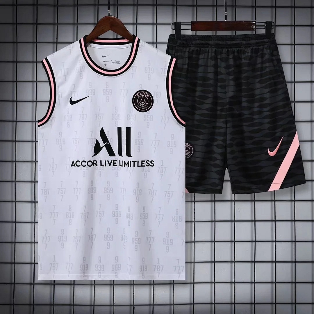 22/23 PSG Pre-match Training White Vest S-XXL