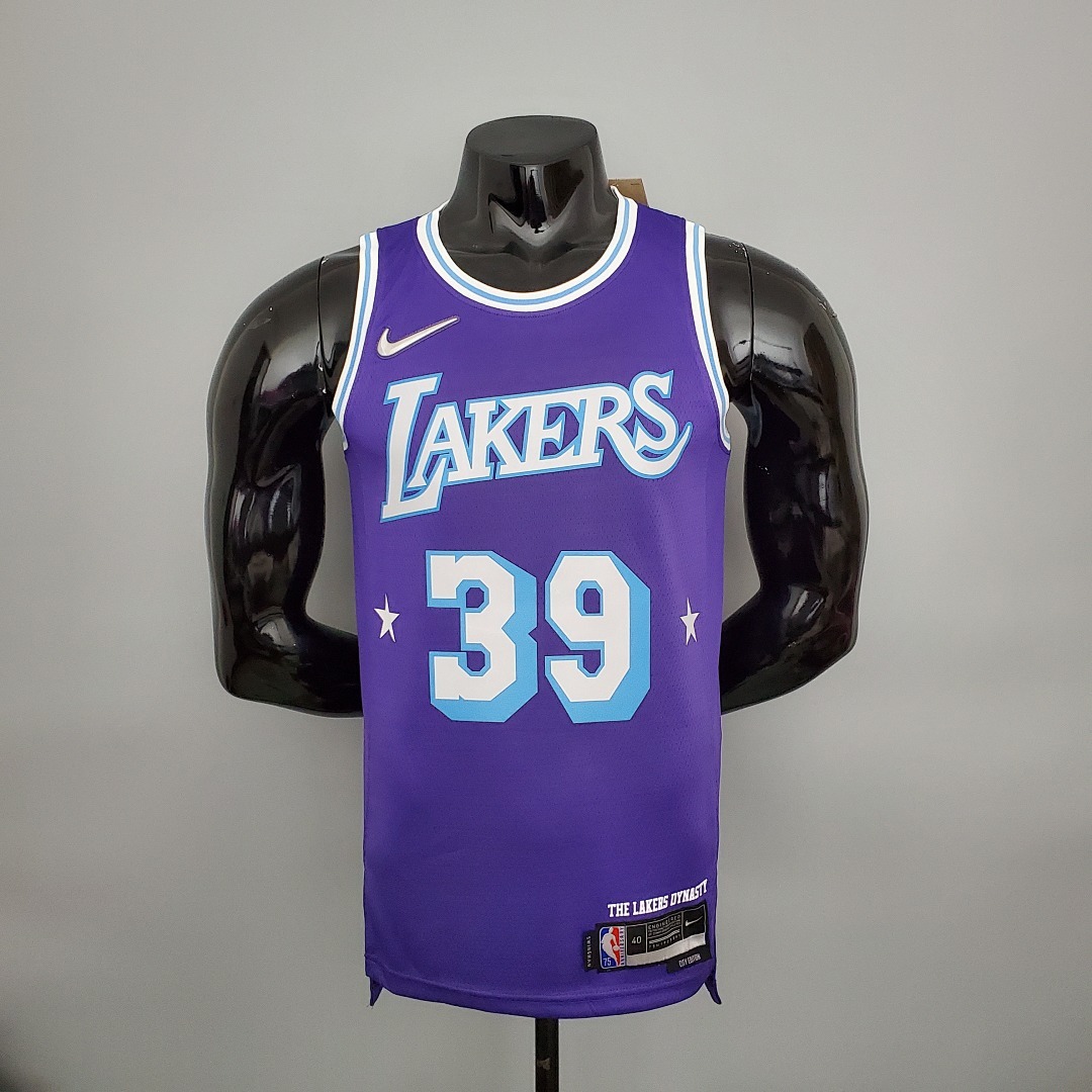 2022 75th Anniversary Howard #39 Lakers City Edition Purple NBA Jersey S-XXL