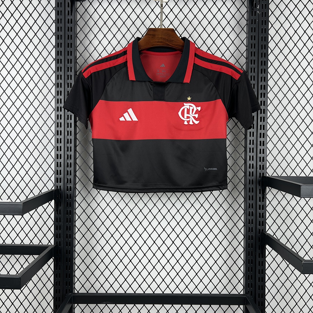 Womens Flamengo Crop Top 2026/27 Home Jersey
