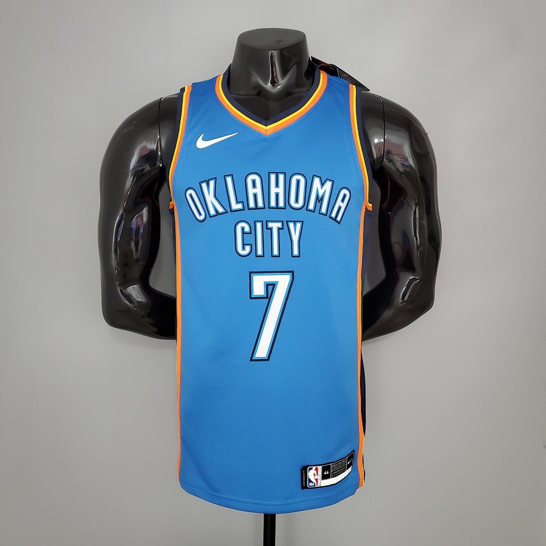 ANTHONY#7 Thunder blue NBA Jersey S-XXL