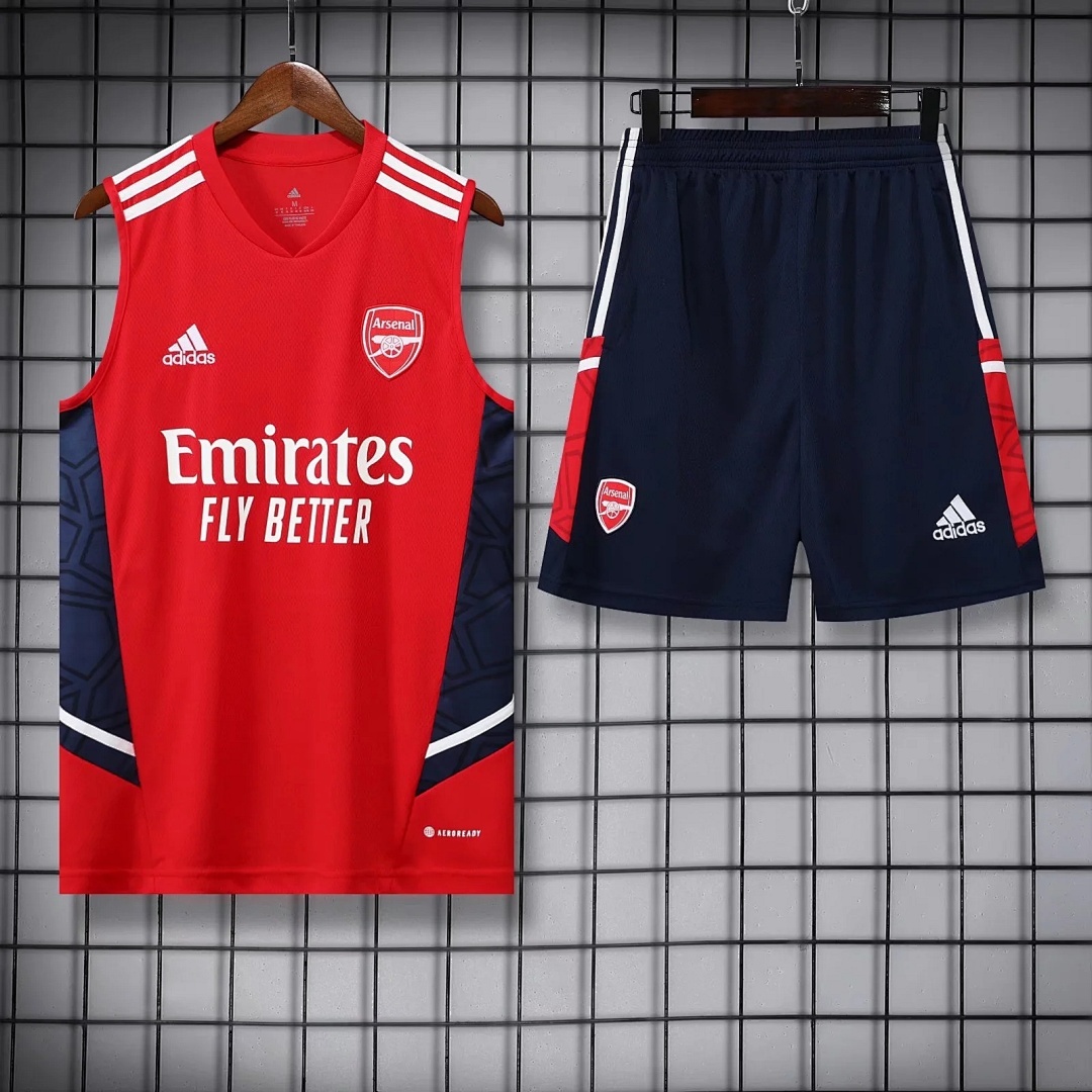 22/23 Arsenal Red Pre-match Training Vest S-XXL