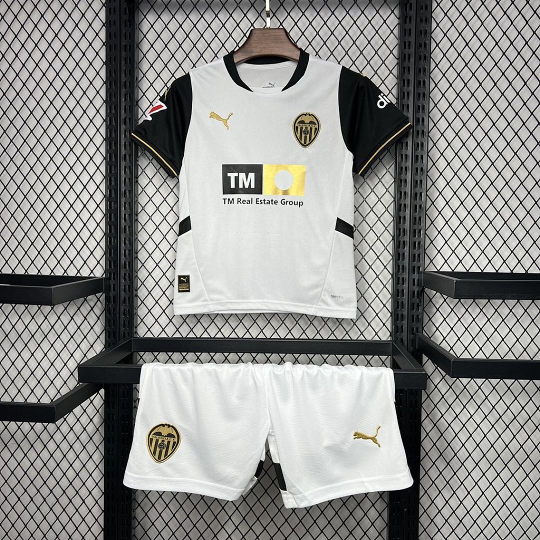 Valencia CF 2024/25 Home Kids Kit
