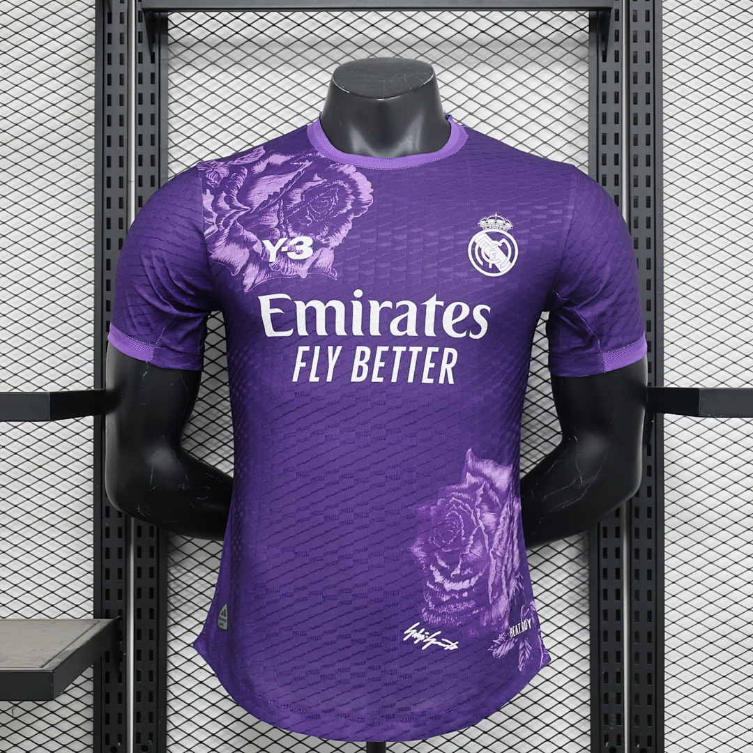 Real Madrid 2024/25 Y/3 Special Edition Jersey Player Version S-XXXXL