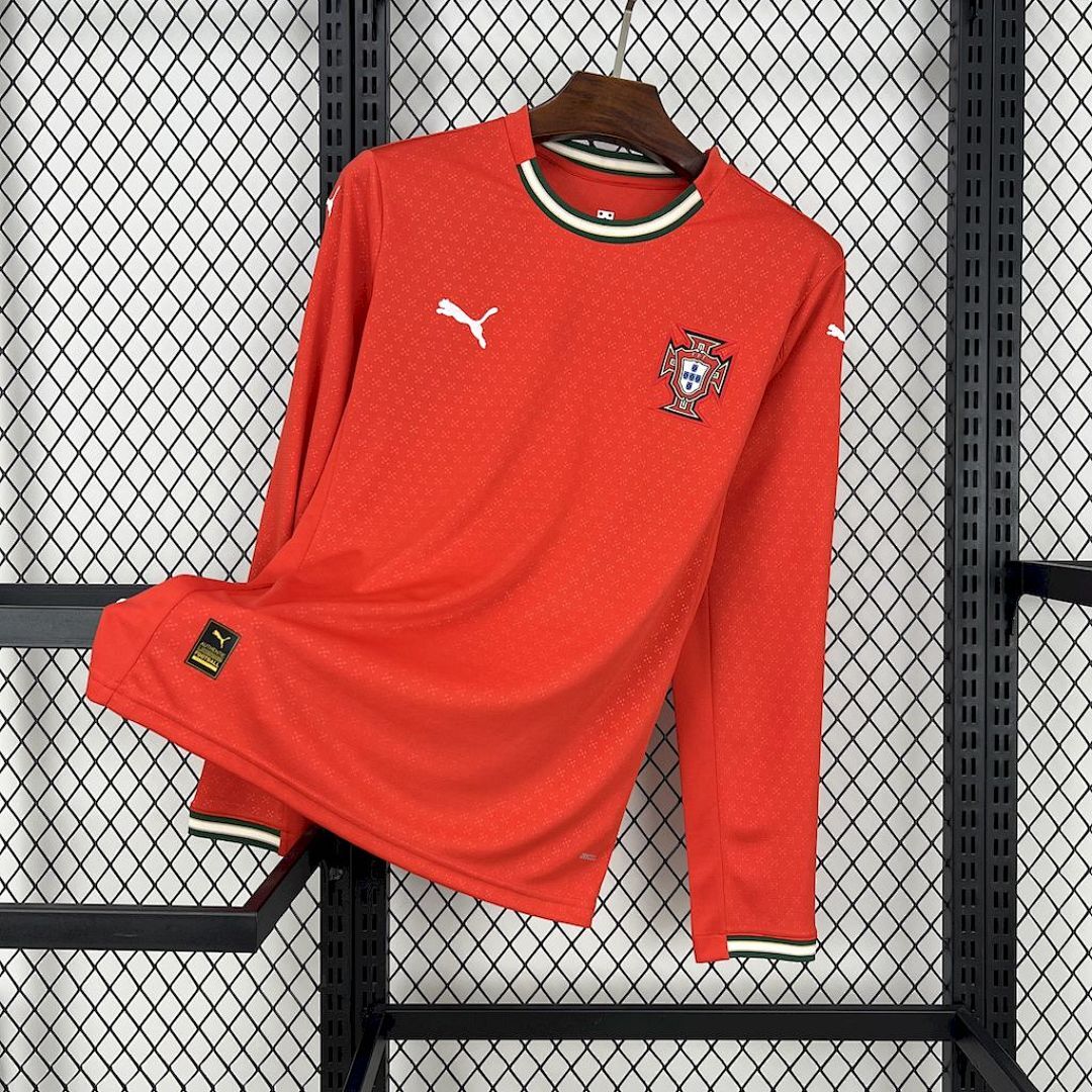 Portugal 2025/26 Home Long Sleeves Jersey