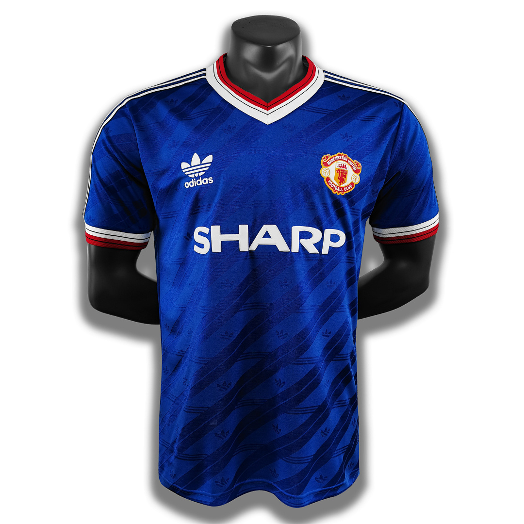 Retro 1986 M-u blue Player S-2XL