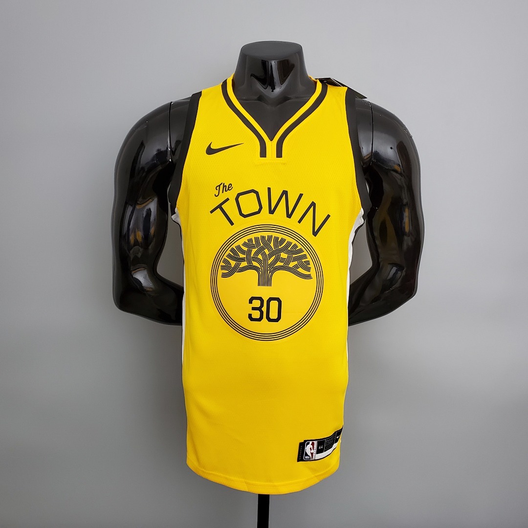 2018 Curry#30 Warriors Bonus Edition NBA Jersey S-XXL
