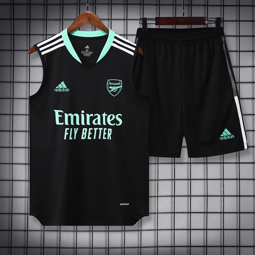22/23 Arsenal Pre-match Training Black Vest S-XXL