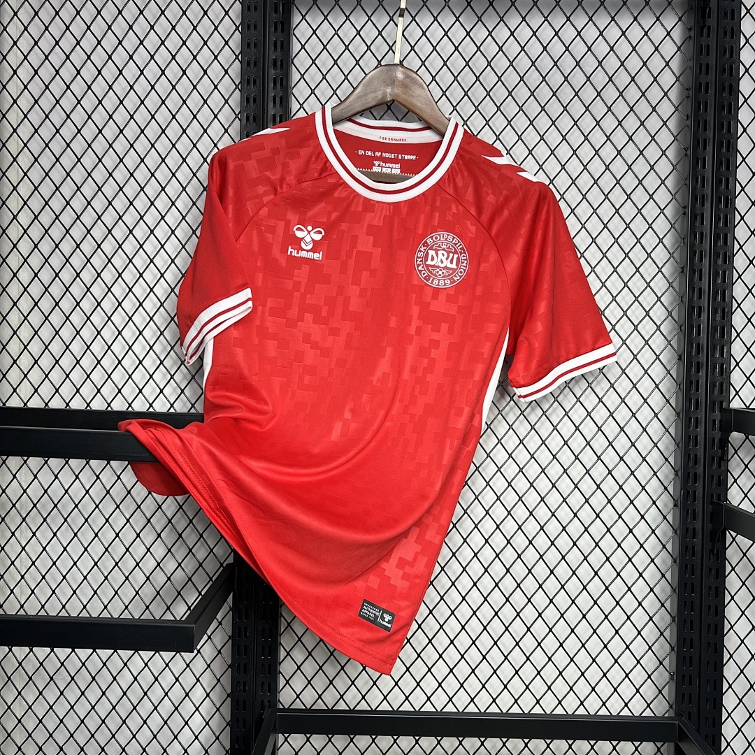 Denmark 2024/25 Euro Home Jersey