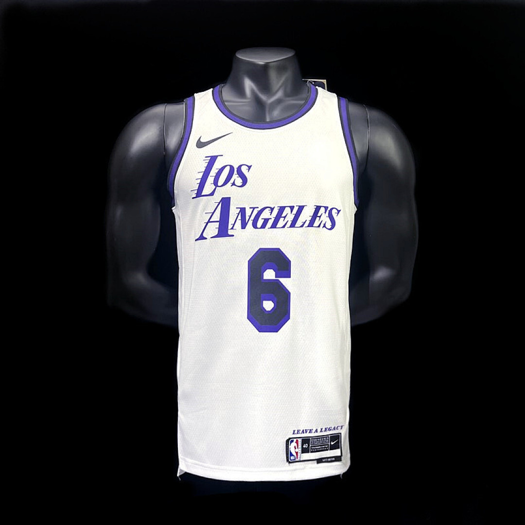 BJAMES#6 22/23 Los Angeles Lakers City Version S-XXL
