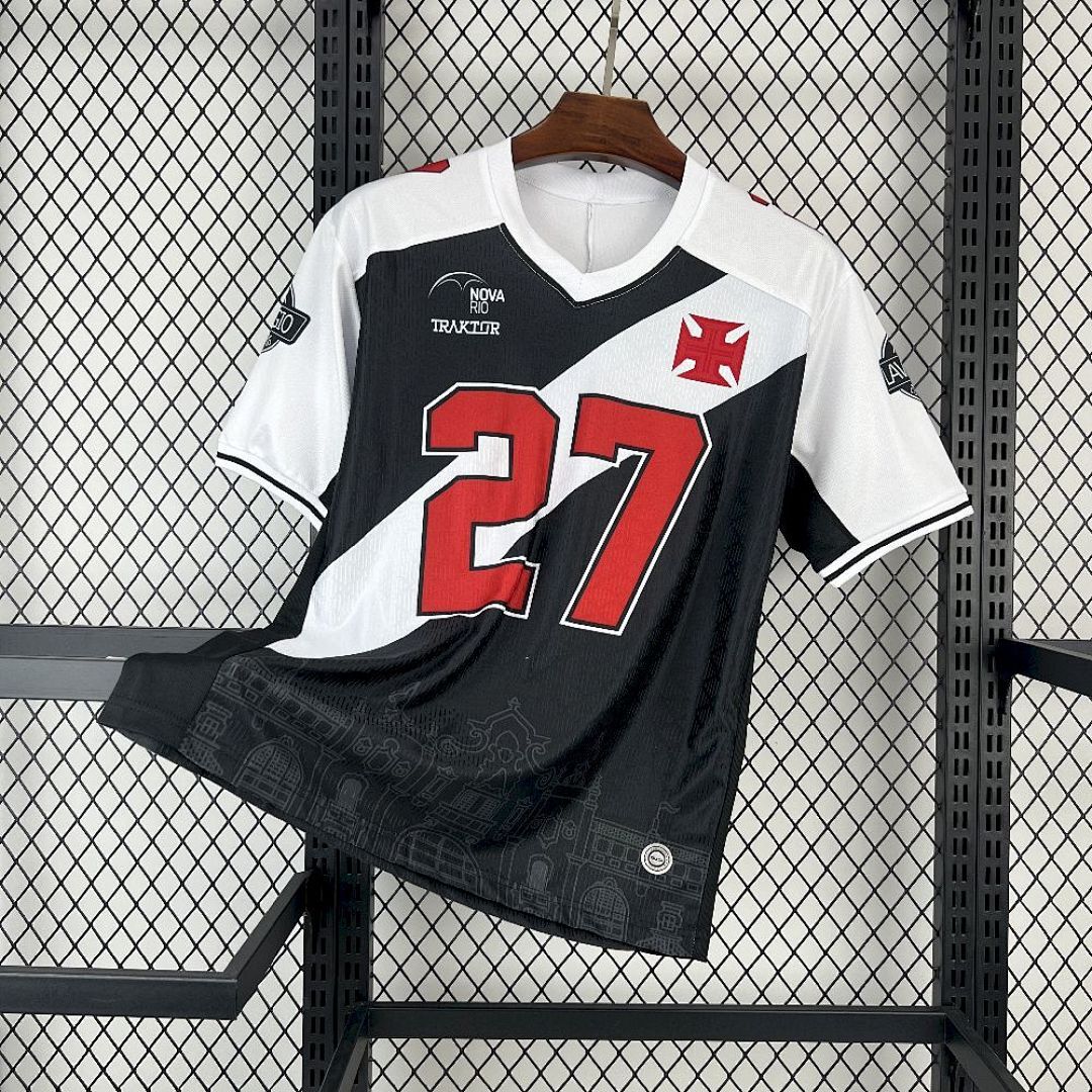 Mens Vasco da gama 2025/26 Camisa Almirantes 27 Jersey