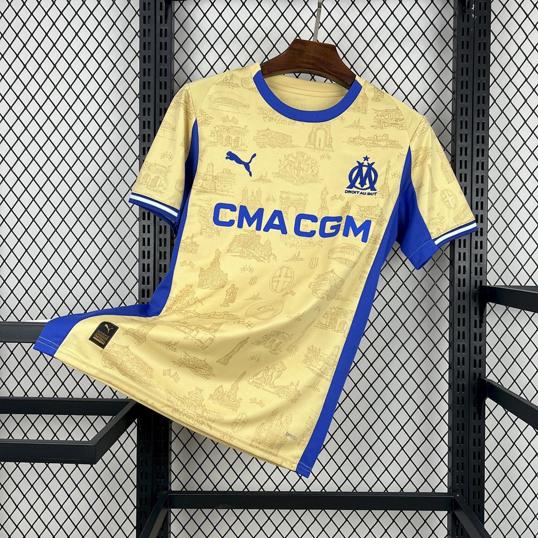 Mens Olympique Marseille 2025/26 Fourth Jersey